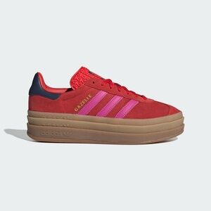 Adidas Women's Gazelle Bold Red and Pink Sneakers